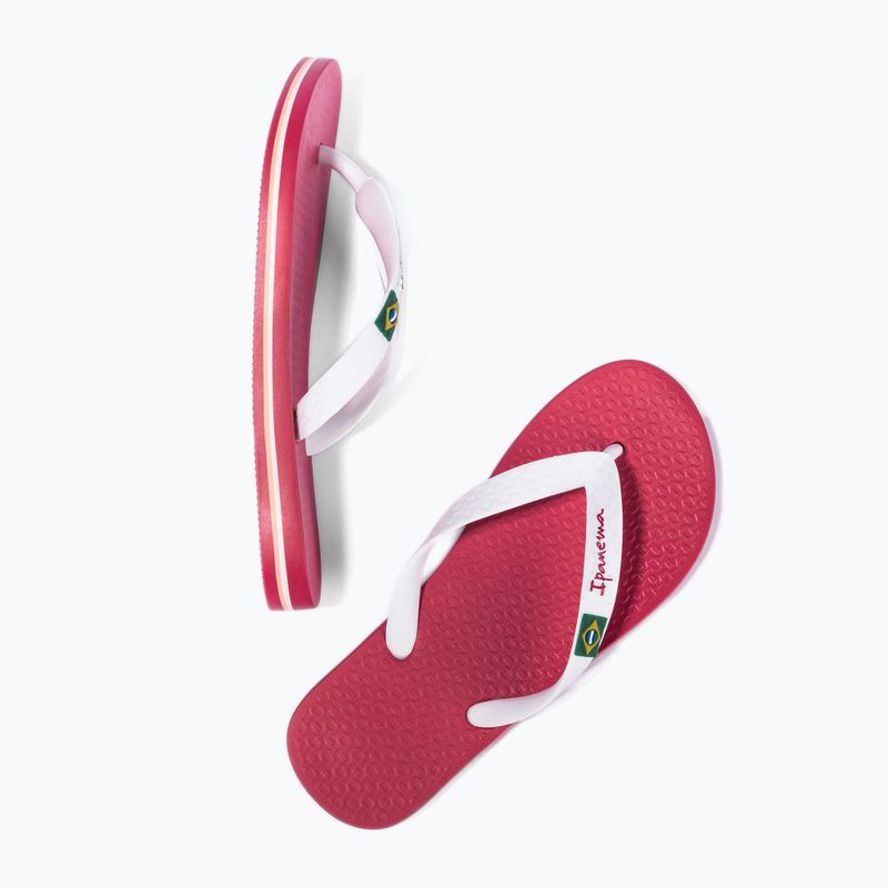 Infradito per bambini Ipanema Clas Brasil rosa/bianco 9