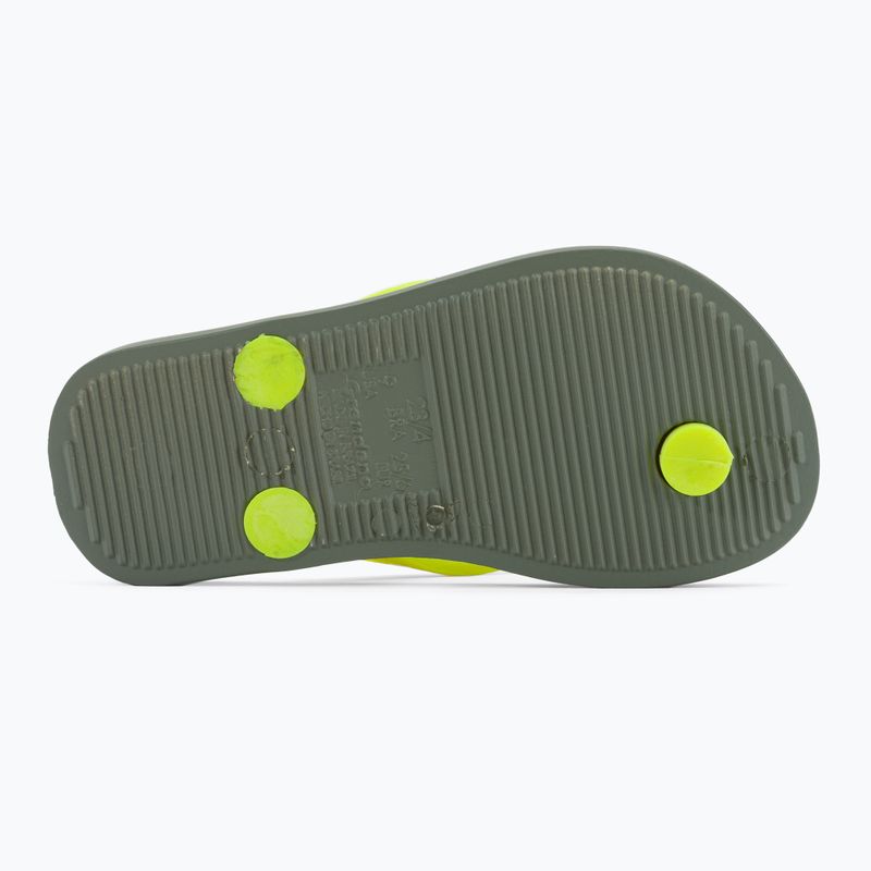 Infradito Ipanema Temas IX verde/verde neon per bambini 5