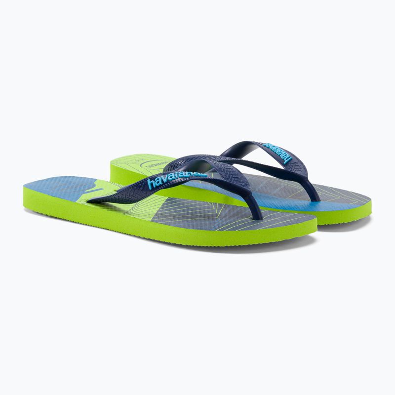 Infradito Havaianas Trend verde limone da uomo 5
