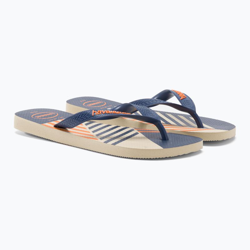 Infradito Havaianas Trend da uomo grigio sabbia/blu indaco 5