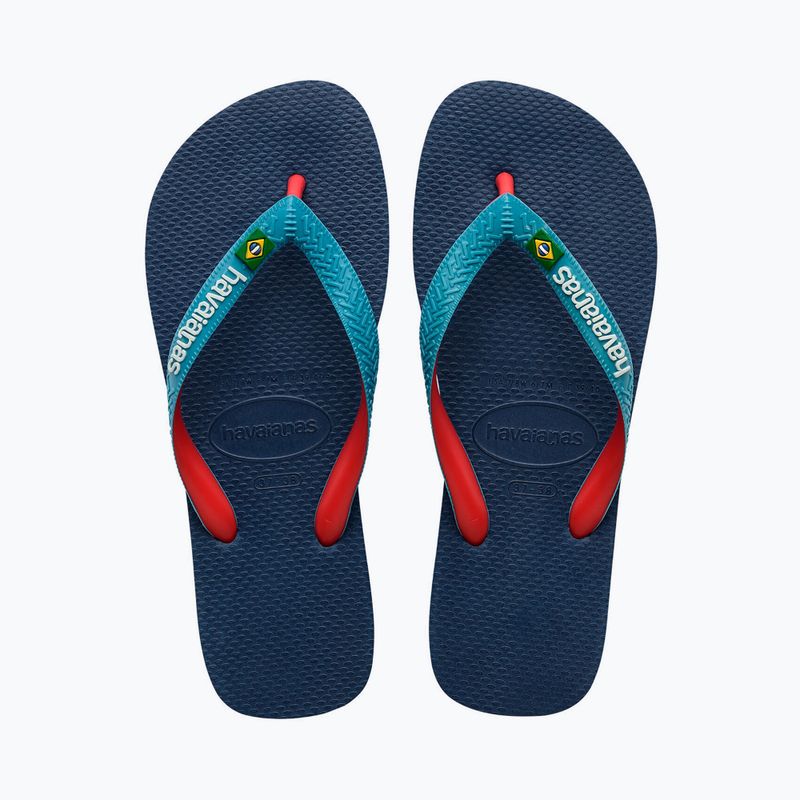 Infradito Havaianas Brasil Mix blu indaco 10