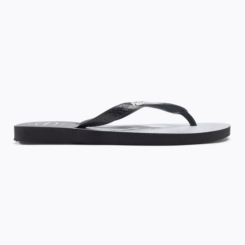 Infradito Havaianas Hype da uomo nero/nero/bianco/bianco 2
