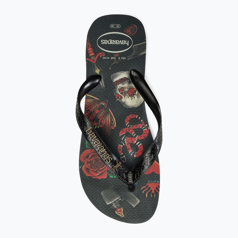 Infradito Havaianas Top Tribo uomo nero / nero 5