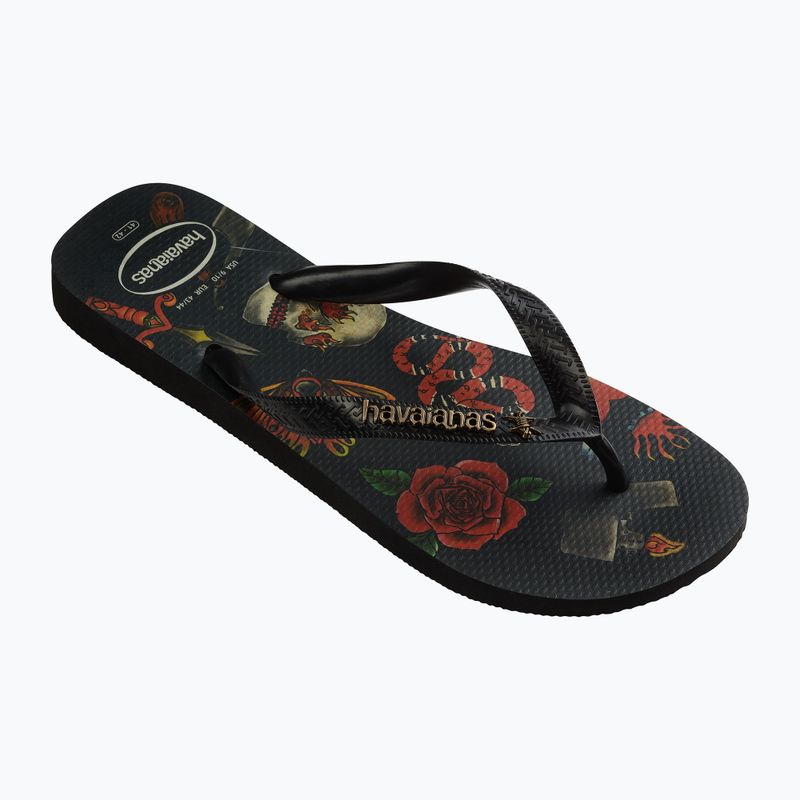 Infradito Havaianas Top Tribo uomo nero / nero 10