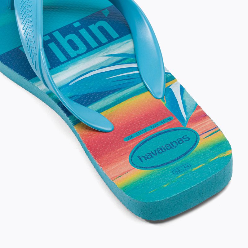 Infradito Havaianas Surf blu/blu da uomo 8