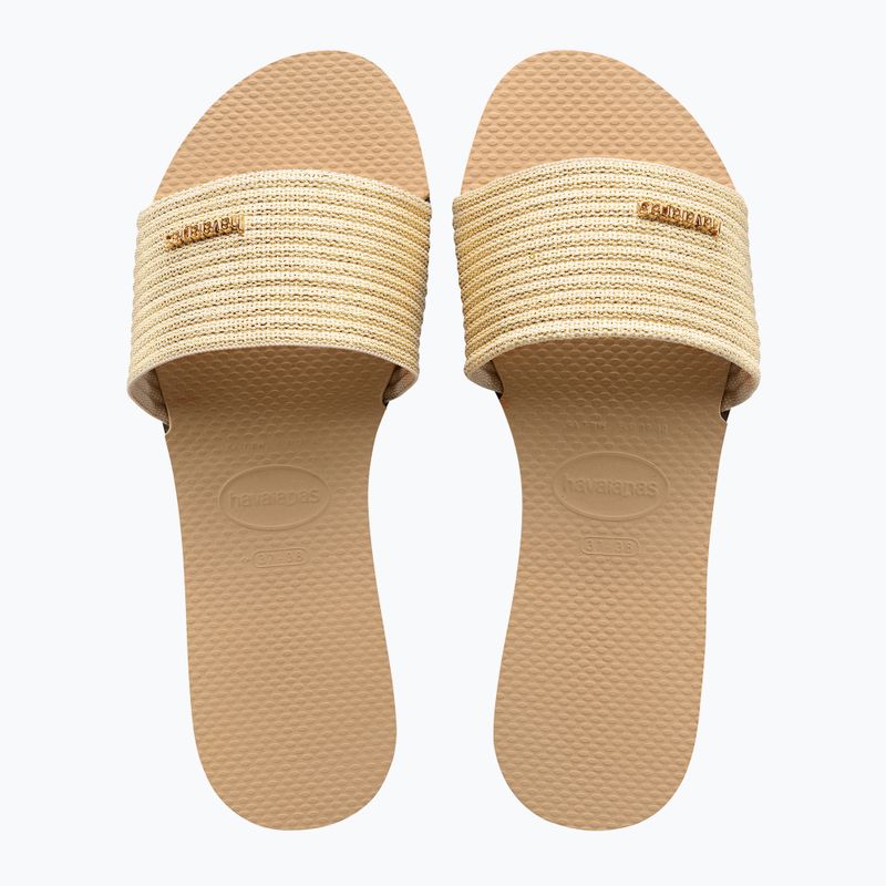 Ciabatte da donna Havaianas You Malta Metallic golden 10