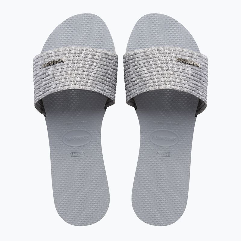 Ciabatte donna Havaianas You Malta Metallic grigio ghiaccio 10