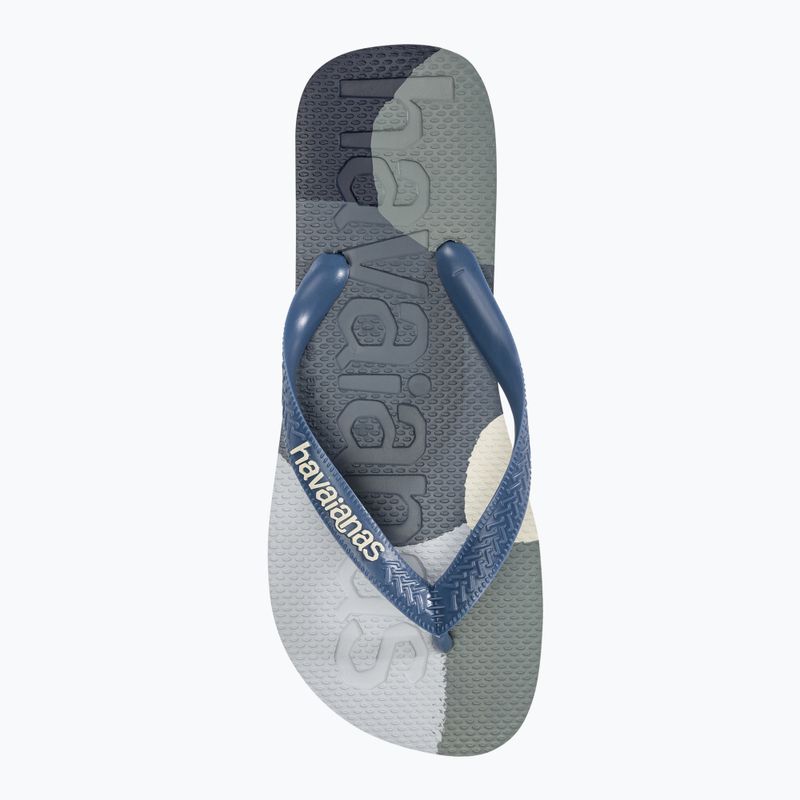 Havaianas Top Logomania Colors II infradito blu indaco 5