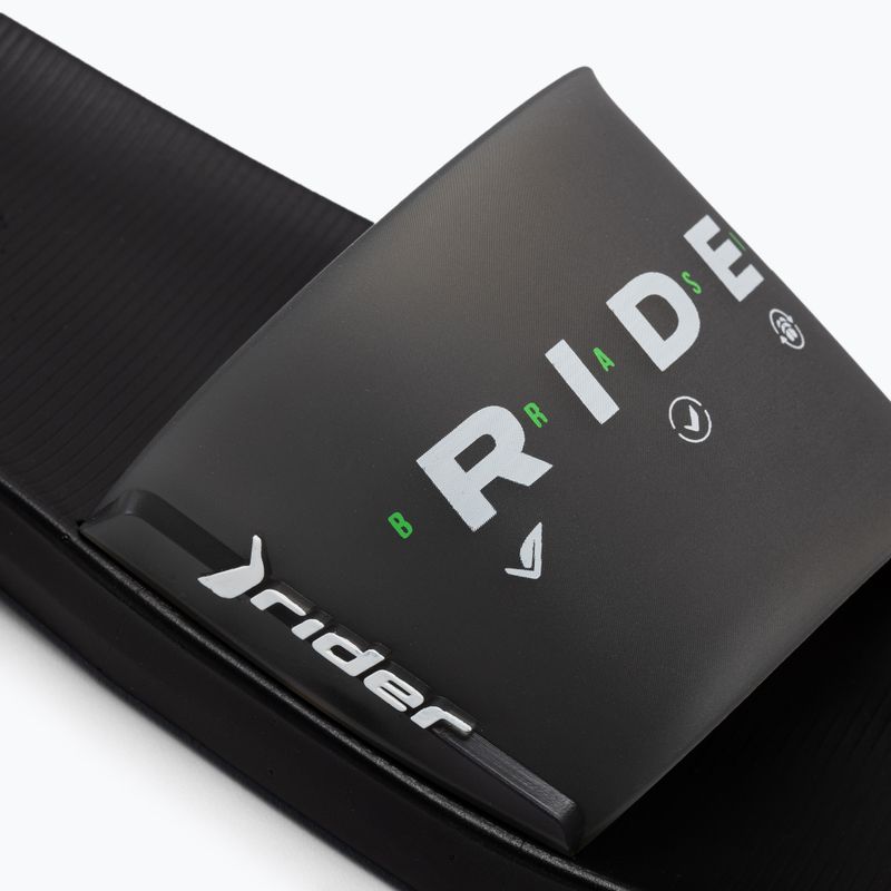 RIDER Speed Slide Ad nero/bianco infradito da uomo 7