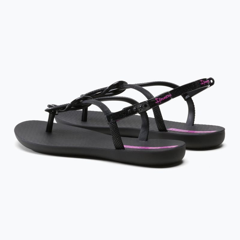 Sandali Ipanema Trendy nero/lilla da donna 3