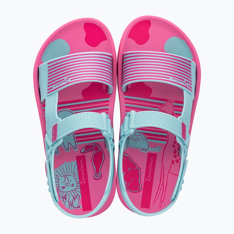 Sandali Ipanema Recreio Papete Kids rosa/verde 10