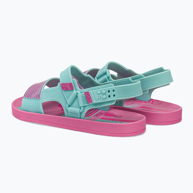 Sandali Ipanema Recreio Papete Kids rosa/verde 3