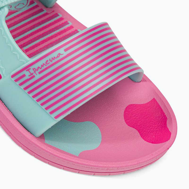 Sandali Ipanema Recreio Papete Kids rosa/verde 7