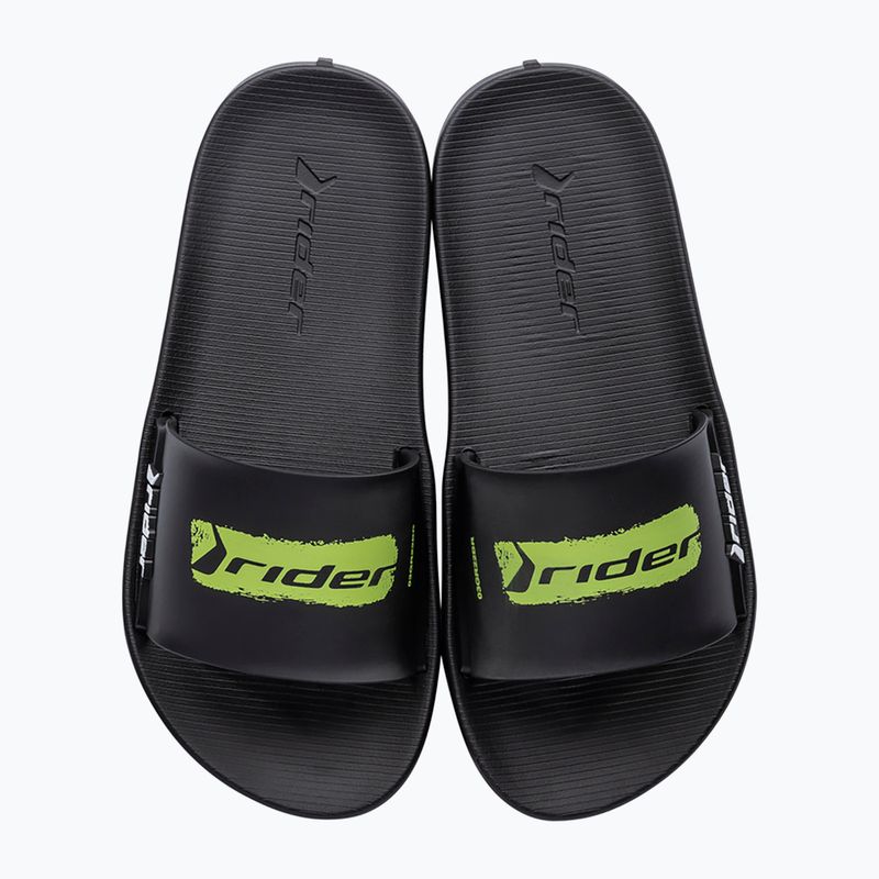 Infradito per bambini RIDER Speed In nero/verde 12