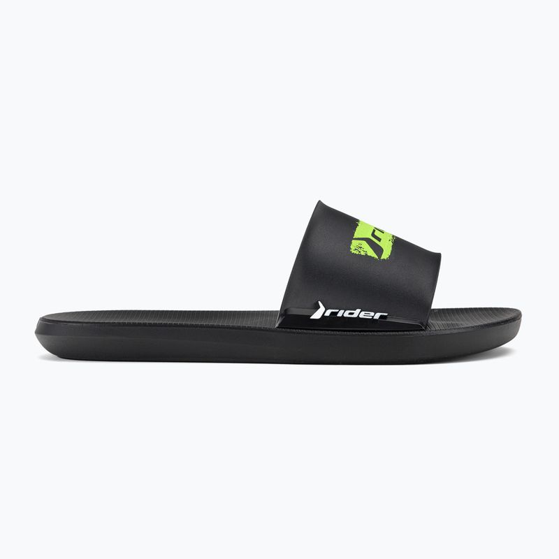 Infradito per bambini RIDER Speed In nero/verde 2
