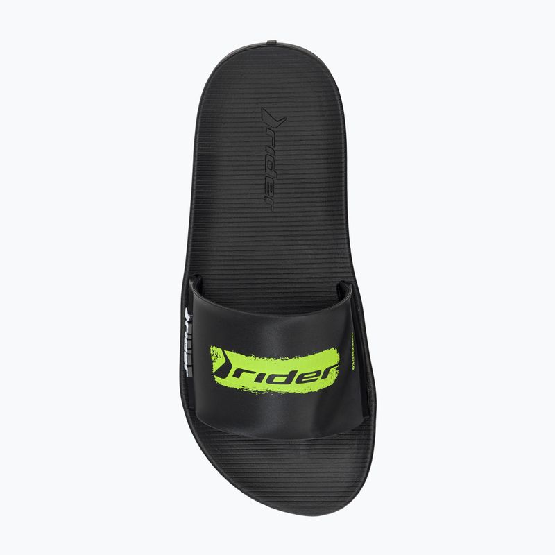 Infradito per bambini RIDER Speed In nero/verde 6