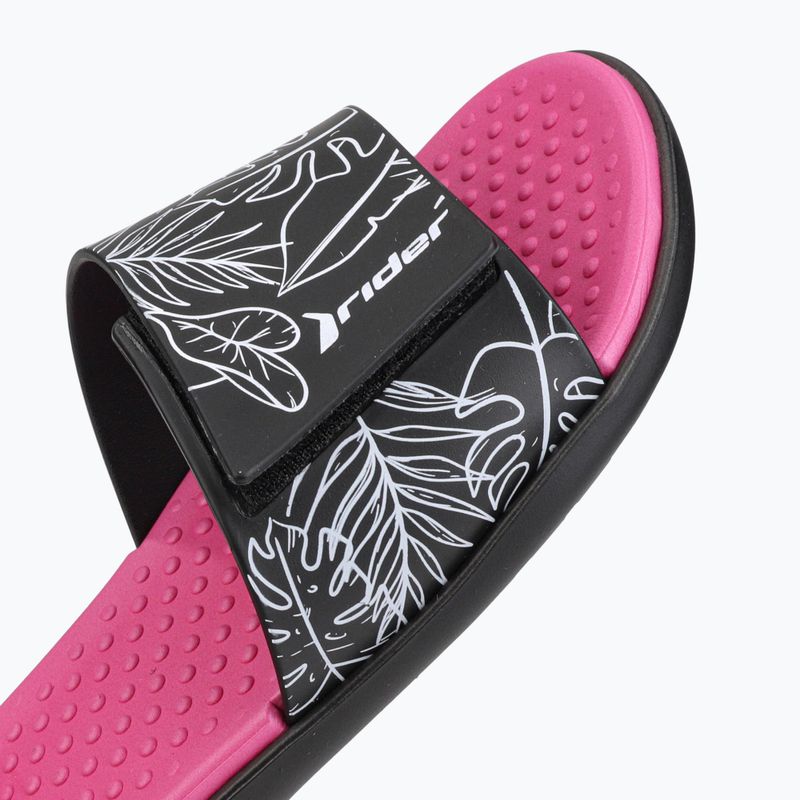 Infradito da donna RIDER Pool IV Fem nero/rosa 12
