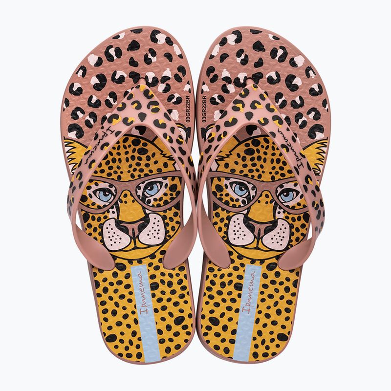 Infradito Ipanema Safari Fun Kids rosa/giallo/marrone 10