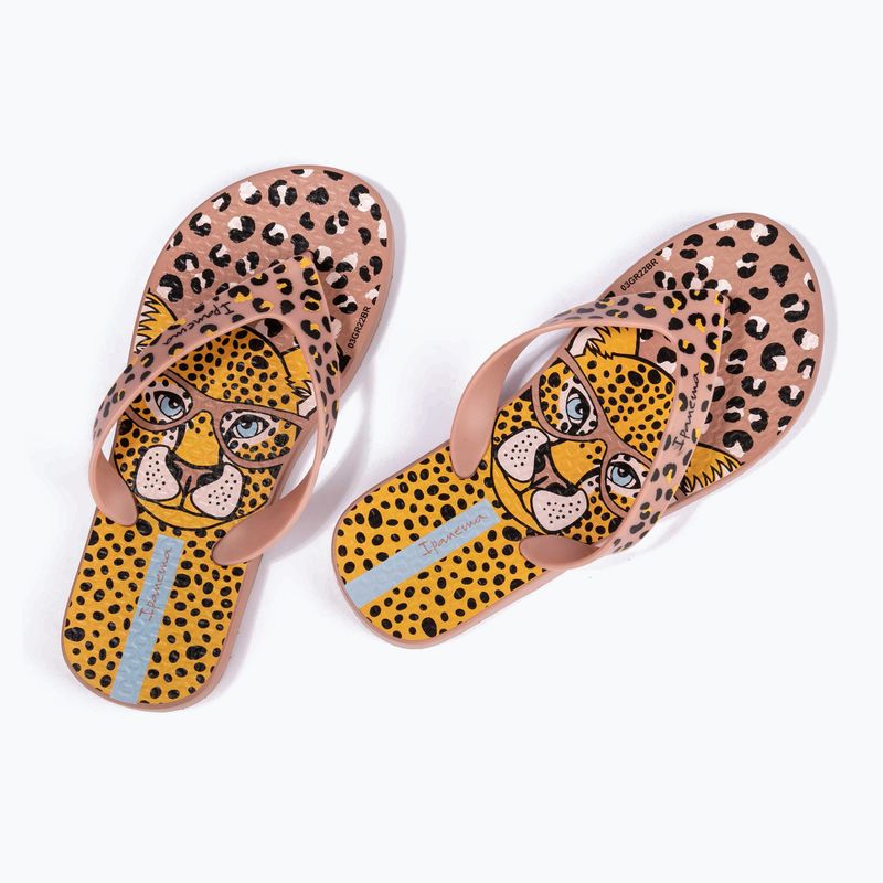 Infradito Ipanema Safari Fun Kids rosa/giallo/marrone 11