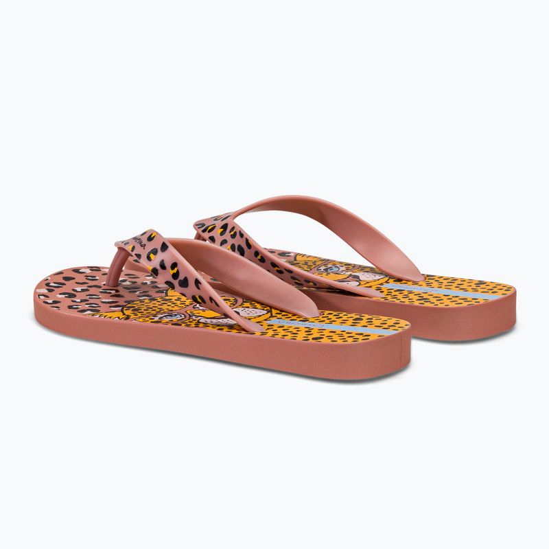 Infradito Ipanema Safari Fun Kids rosa/giallo/marrone 3