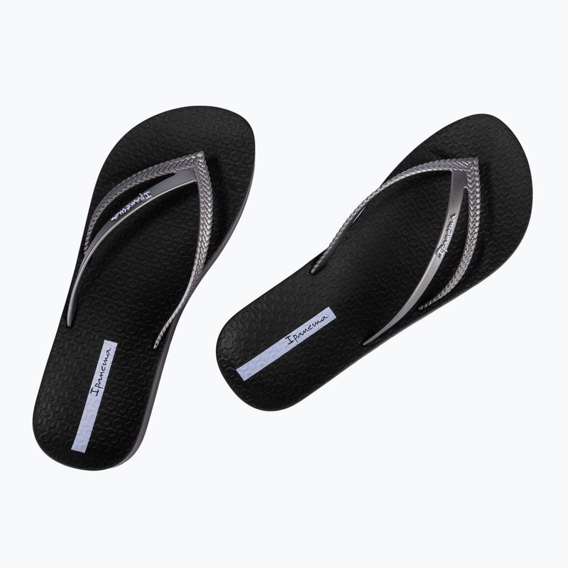 Infradito da donna Ipanema Bossa Soft V nero/argento 8