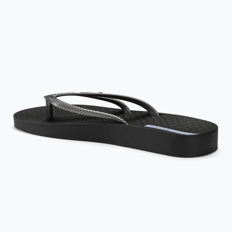 Infradito da donna Ipanema Bossa Soft V nero/argento 3
