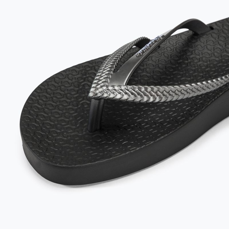 Infradito da donna Ipanema Bossa Soft V nero/argento 7