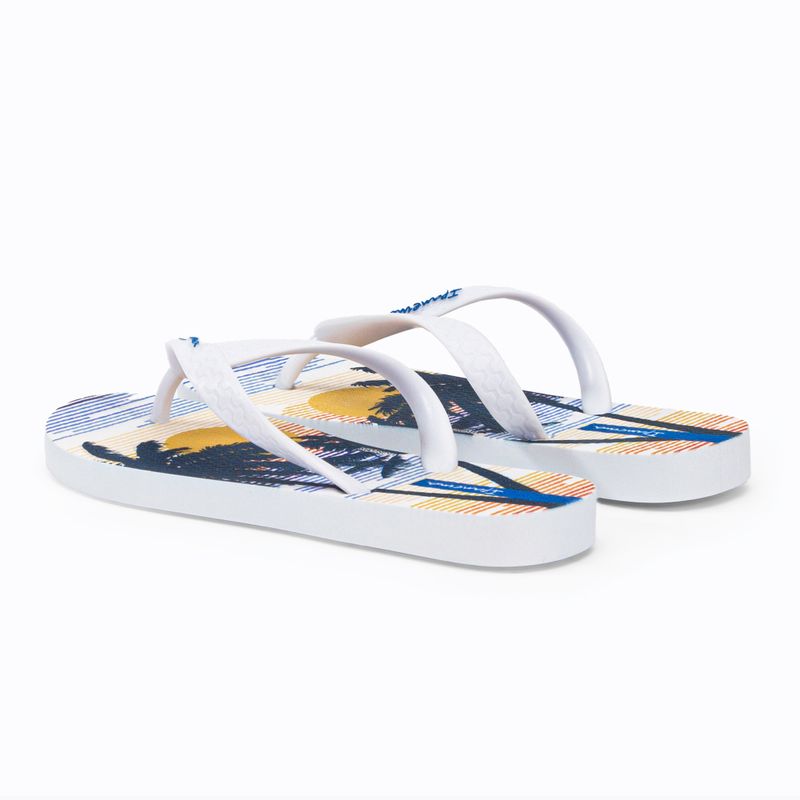 Infradito Ipanema Temas XI Kid bianco/blu/arancio per bambini 3