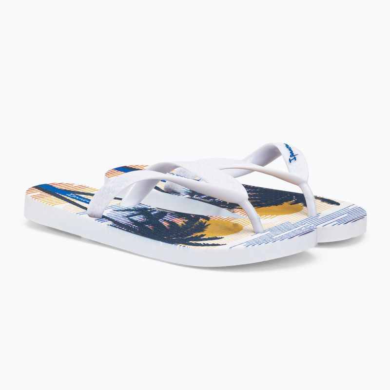 Infradito Ipanema Temas XI Kid bianco/blu/arancio per bambini 4