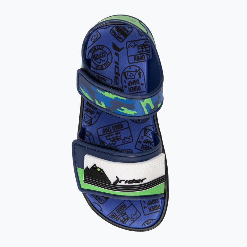 RIDER Rt I Papete Baby sandali nero/blu/verde 6