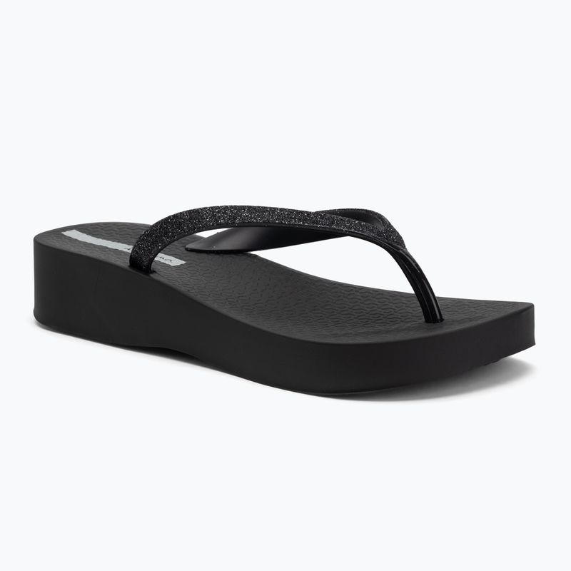 Infradito Ipanema Mesh Chic Plat nero/glitter nero da donna