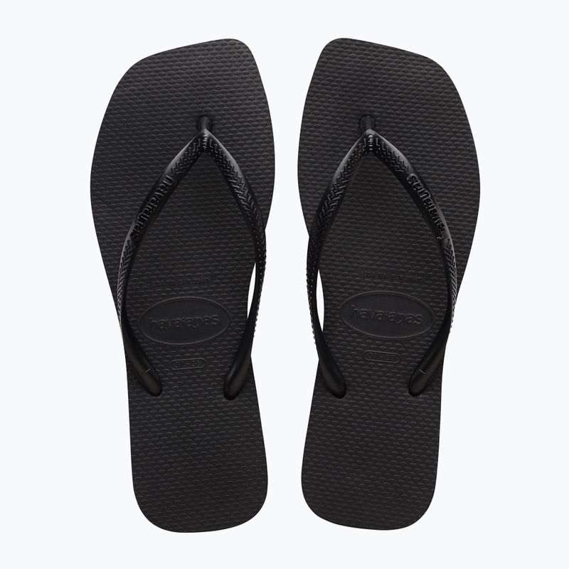 Infradito Havaianas Slim Square da donna, nero 3