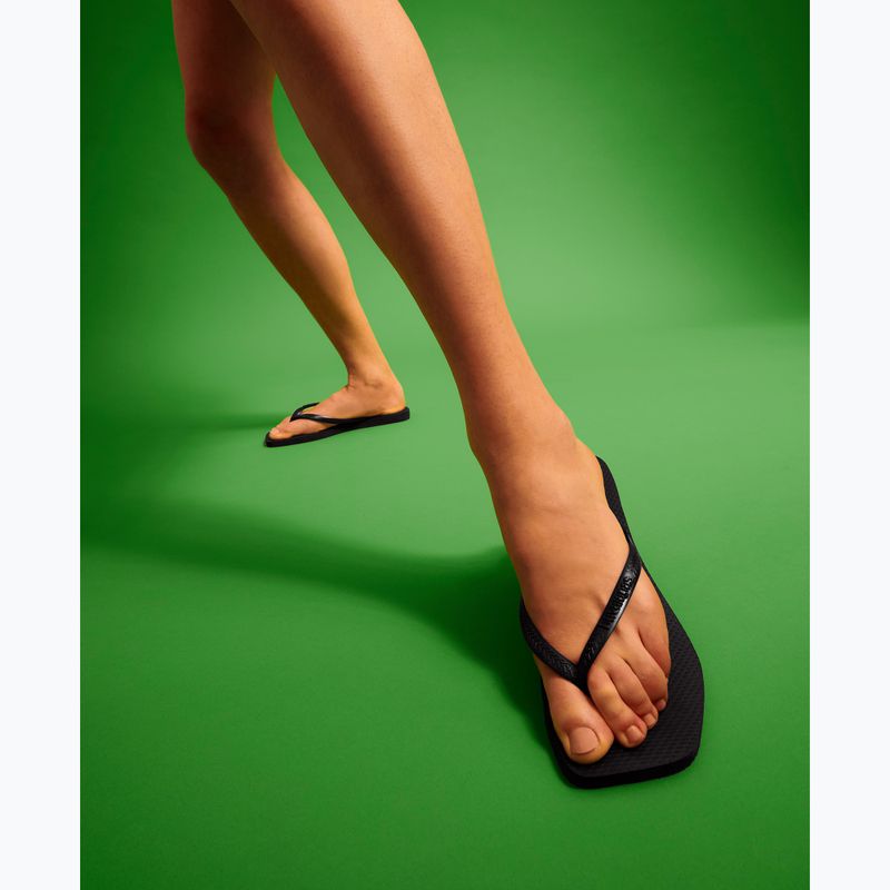 Infradito Havaianas Slim Square da donna, nero 8