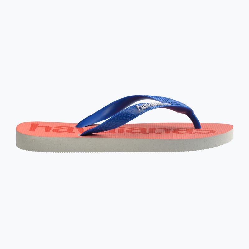 Havaianas Top Logomania 2 infradito bianco 9