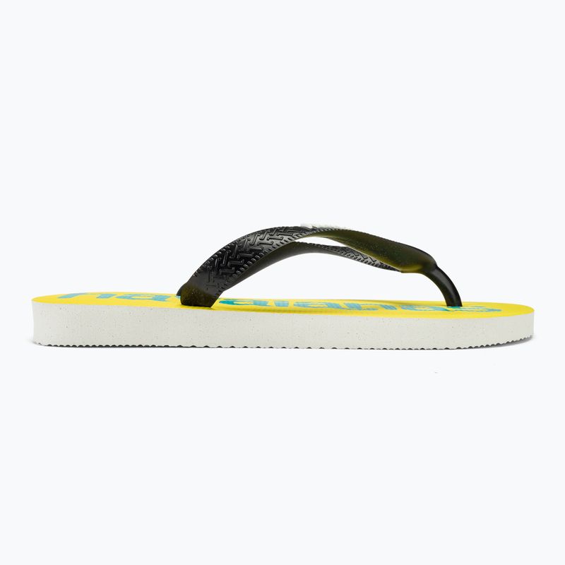 Havaianas Top Logomania 2 infradito bianco / nero 2