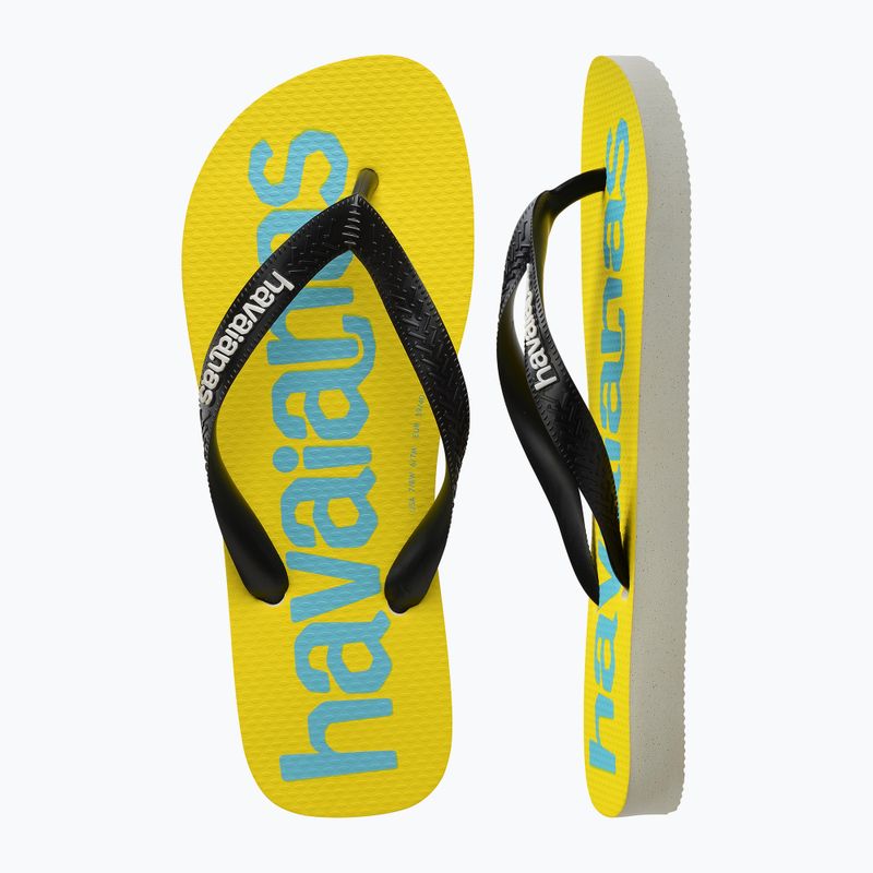 Havaianas Top Logomania 2 infradito bianco / nero 11