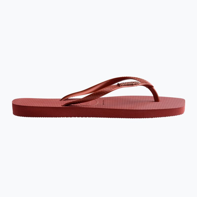 Infradito Havaianas Square Logo Metallic mogano da donna 9