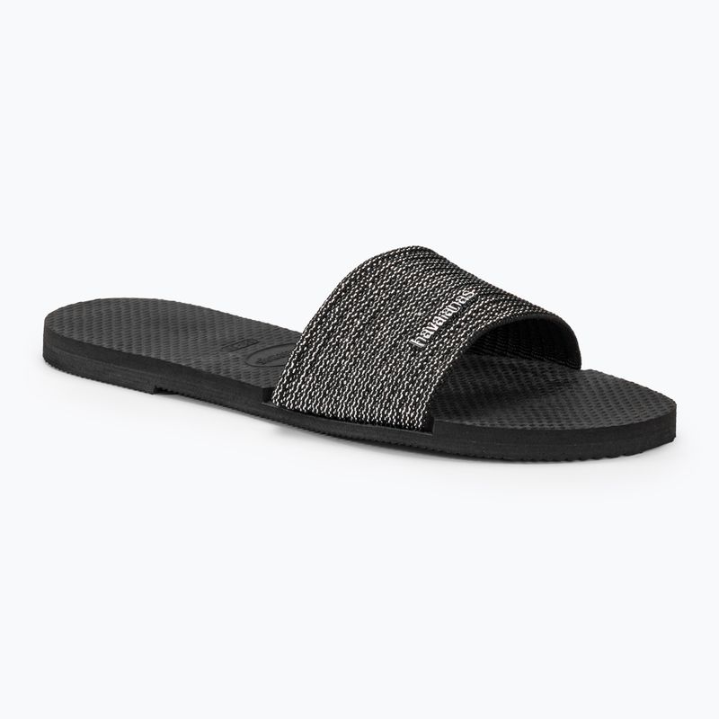 Ciabatte donna Havaianas You Malta Metallic nero