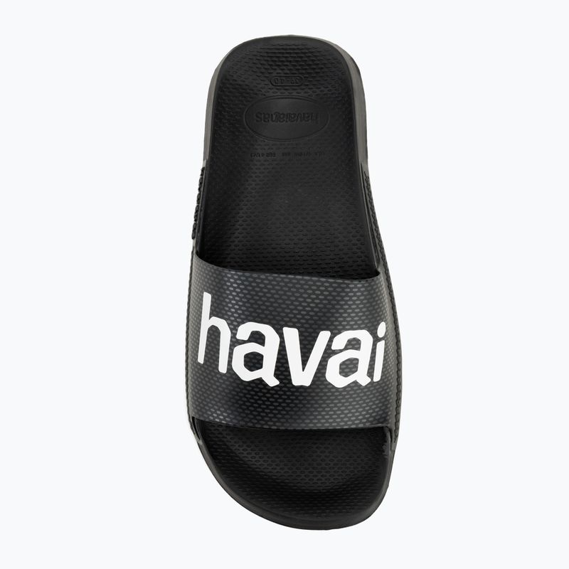 Havaianas Classic Logomania infradito navy nero 5