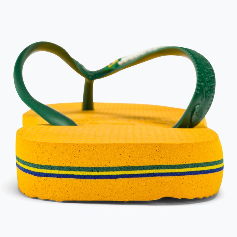 Havaianas Brasil Logo infradito giallo pop 6