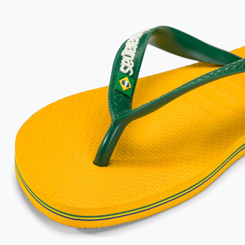 Havaianas Brasil Logo infradito giallo pop 7