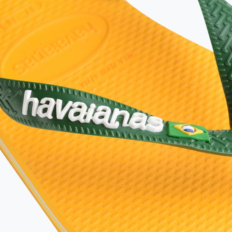 Havaianas Brasil Logo infradito giallo pop 12