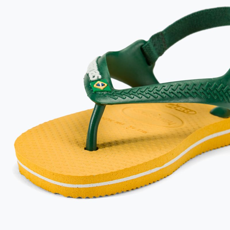 Sandali Havaianas Baby Brasil Logo II giallo pop / amazon 8