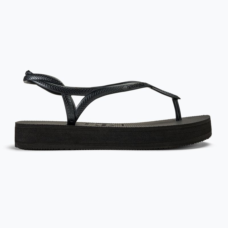 Sandali donna Havaianas Luna Flatform nero 2