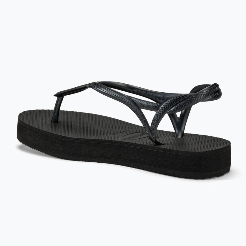 Sandali donna Havaianas Luna Flatform nero 3