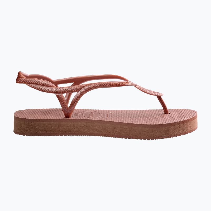 Sandali Havaianas Luna Flatform crocus rose da donna 9