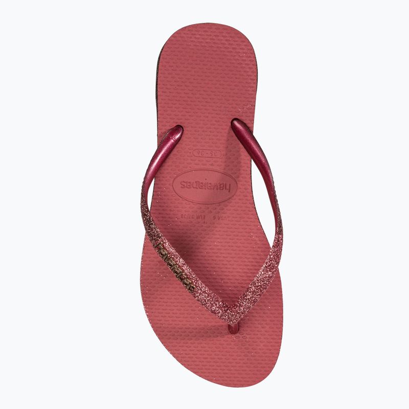 Infradito Havaianas Slim Sparkle II Donna pau brasil 5