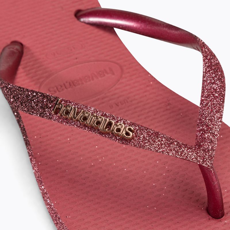 Infradito Havaianas Slim Sparkle II Donna pau brasil 7