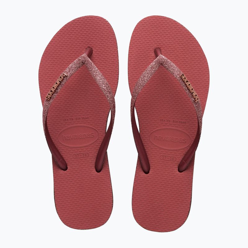 Infradito Havaianas Slim Sparkle II Donna pau brasil 11