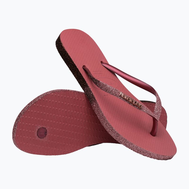 Infradito Havaianas Slim Sparkle II Donna pau brasil 13